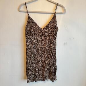Reformation Cheetah Tank Dress